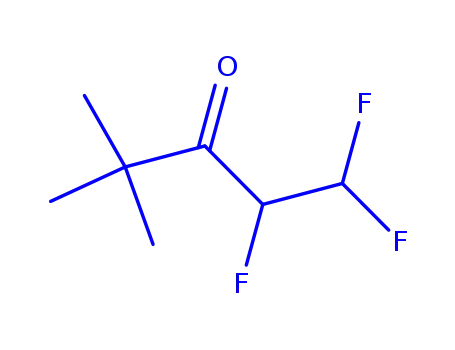 Molecular Structure of 313271-63-5 (3-Pentanone,  1,1,2-trifluoro-4,4-dimethyl-)