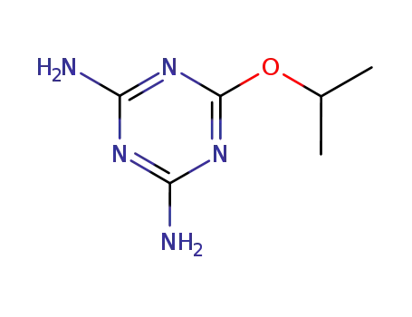 Molecular Structure of 24860-40-0 (2,4-DIAMINO-6-ISOPROPOXY-1,3,5-TRIAZINE)