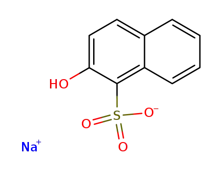 Molecular Structure of 25059-14-7 (sodium 2-hydroxynaphthalene-1-sulphonate)