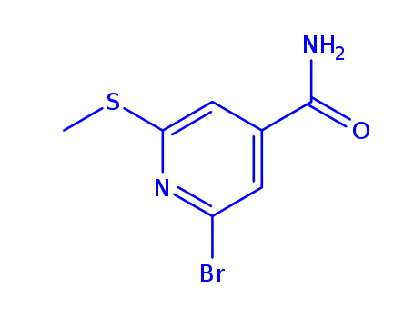 2-BROMO-6-(METHYLTHIO)-4-PYRIDINECARBOXAMIDE