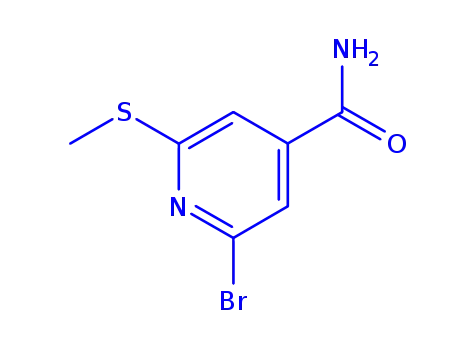2-브로모-6-(메틸티오)-4-피리딘카르복사미드