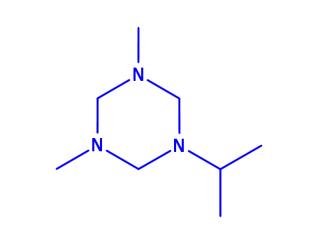 Molecular Structure of 249735-52-2 (1,3,5-Triazine,hexahydro-1,3-dimethyl-5-(1-methylethyl)-(9CI))