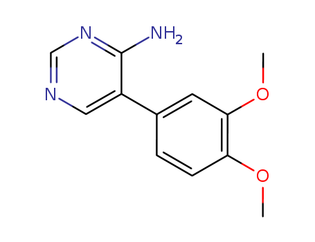 4-Pyrimidinamine,5-(3,4-dimethoxyphenyl)- cas  25844-65-9