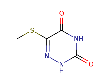1,2,4-Triazine-3,5(2H,4H)-dione,6-(methylthio)- cas  31697-20-8