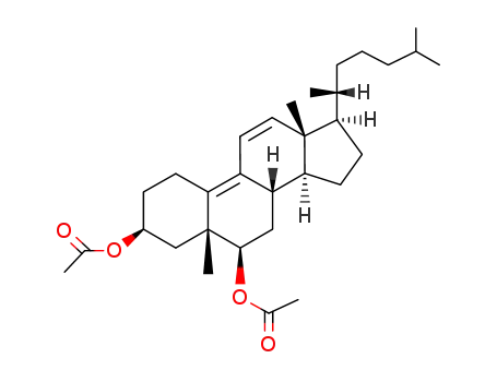 3β,6β-diacetoxy-5-methyl-19-nor-5β-cholesta-9,11-diene