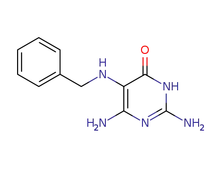 Molecular Structure of 25468-62-6 (5-benzylamino-2,6-diamino-4-pyrimidinone)