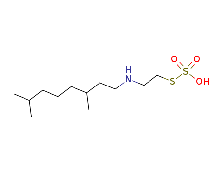 Thiosulfuric acid,S-[2-[(3,7-dimethyloctyl)amino]ethyl] ester cas  25350-44-1