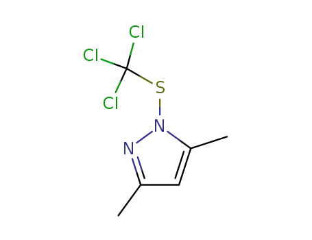 Pyrazole, 3,5-dimethyl-1-((trichloromethyl)thio)-