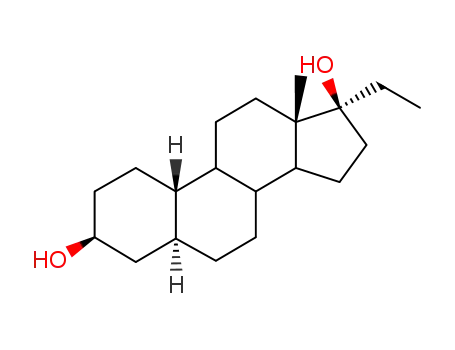 Molecular Structure of 65376-43-4 (17 alpha-ethyl-5 xi-estrane-3 xi,17 beta-diol)