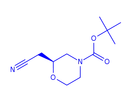 2-CYANOMETHYL-MORPHOLINE-4-CARBOXYLIC ACID TERT-BUTYL 에스테르