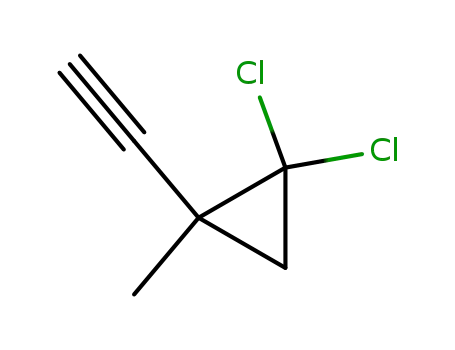 Molecular Structure of 2566-03-2 (Cyclopropane, 1,1-dichloro-2-ethynyl-2-methyl- (7CI,8CI,9CI))