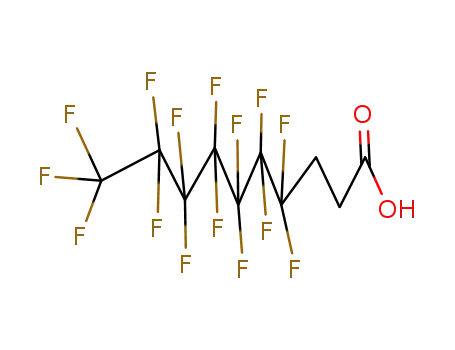 Molecular Structure of 812-70-4 (2H,2H,3H,3H-PERFLUORODECANOIC ACID)