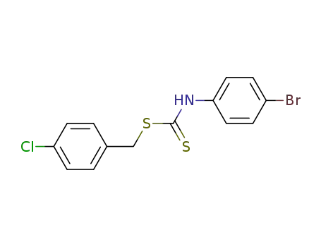 Molecular Structure of 3153-19-3 (4-chlorobenzyl (4-bromophenyl)dithiocarbamate)
