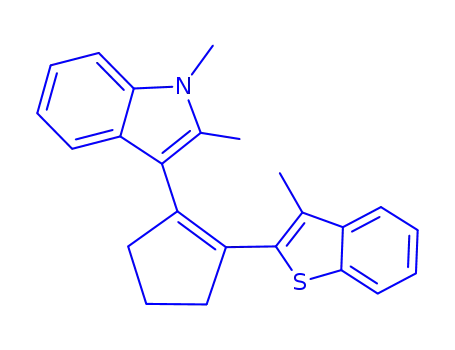 1,2-DIMETHYL-3-[2-(3-METHYL-BENZO[B]THIOPHEN-2-YL)-CYCLOPENT-1-ENYL]-1H-INDOLE