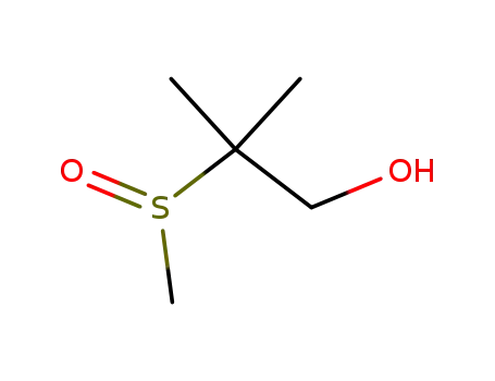 Molecular Structure of 25841-37-6 (2-methyl-2-(methylsulfinyl)propan-1-ol)
