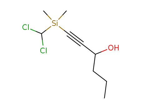 1-Hexyn-3-ol,1-[(dichloromethyl)dimethylsilyl]-