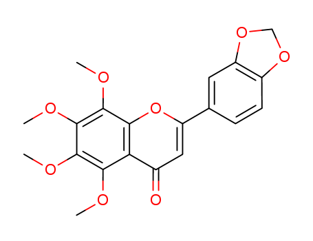 2-(1,3-benzodioxol-5-yl)-5,6,7,8-tetramethoxychromen-4-one