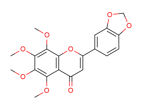 Molecular Structure of 3162-42-3 (Linderoflavone B)