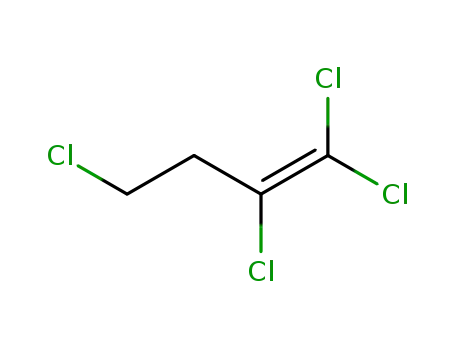 Molecular Structure of 22336-56-7 (1,1,2,4-tetrachloro-but-1-ene)