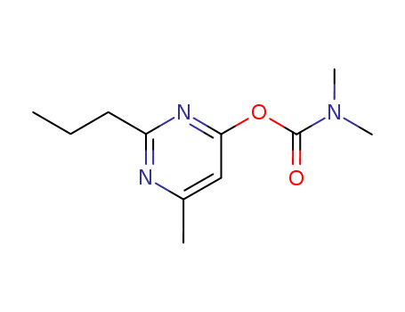 Carbamic acid,dimethyl-, 6-methyl-2-propyl-4-pyrimidinyl ester (6CI,7CI,8CI,9CI)