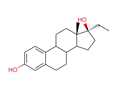 Molecular Structure of 2553-34-6 (17-ethylestradiol)