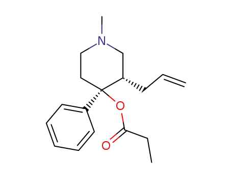 Molecular Structure of 25384-17-2 (Allylprodine)