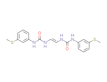 Urea, 1,1'-vinylenebis(3-(m-methylthiophenyl)-, (E)-