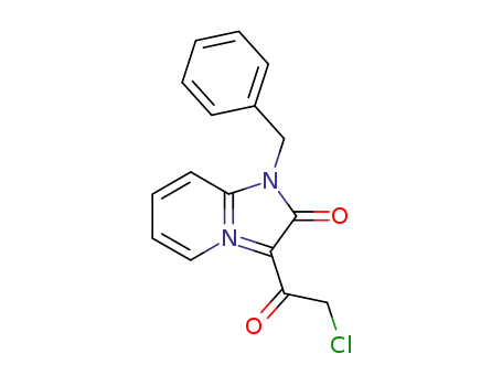 1-ベンジル-3-(クロロアセチル)-1H-イミダゾ[1,2-a]ピリジン-4-イウム-2-オラート