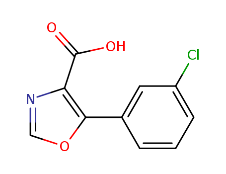 4-Oxazolecarboxylicacid, 5-(3-chlorophenyl)-