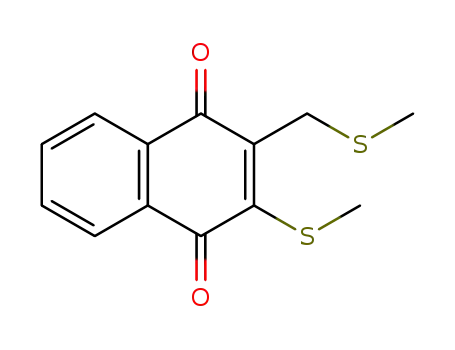 3-methylthio-2-(methylthiomethyl)-1,4-naphthoquinone