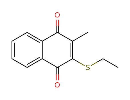 1,4-Naphthalenedione,2-(ethylthio)-3-methyl- cas  2593-56-8