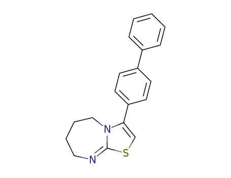 Molecular Structure of 25565-93-9 (3-[1,1'-biphenyl]-4-yl-5,6,7,8-tetrahydro[1,3]thiazolo[3,2-a][1,3]diazepine)