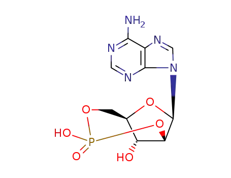 Molecular Structure of 25406-55-7 (9-(2,5-O-PHOSPHINICO-D-ARABINOFURANOSYL)-9H-PURIN-6-AMINE)