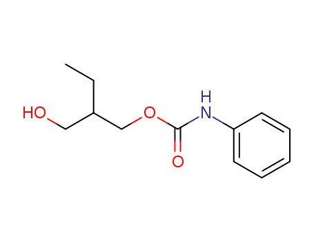 Molecular Structure of 25451-65-4 (2-(hydroxymethyl)butyl phenylcarbamate)