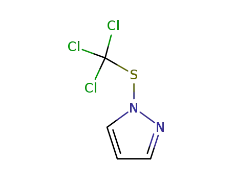 Molecular Structure of 25726-97-0 (1-[(Trichloromethyl)thio]-1H-pyrazole)