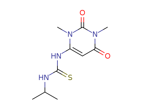 Thiourea,N-(1-methylethyl)-N'-(1,2,3,6-tetrahydro-1,3-dimethyl-2,6-dioxo-4-pyrimidinyl)-