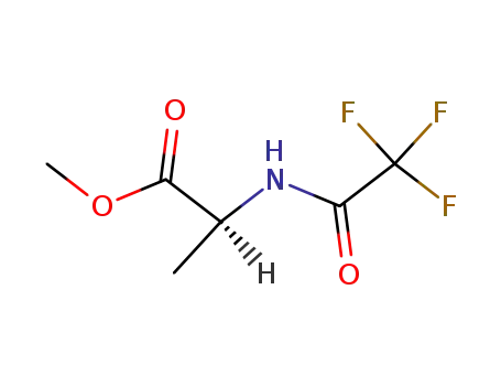 Molecular Structure of 1118-73-6 (<i>N</i>-trifluoroacetyl-L-alanine methyl ester)