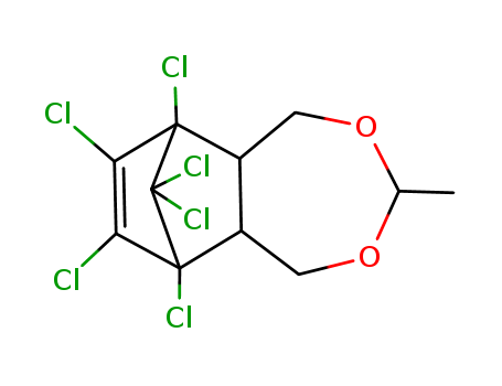 6,9-Methano-2,4-benzodioxepin,6,7,8,9,10,10-hexachloro-1,5,5a,6,9,9a-hexahydro-3-methyl-