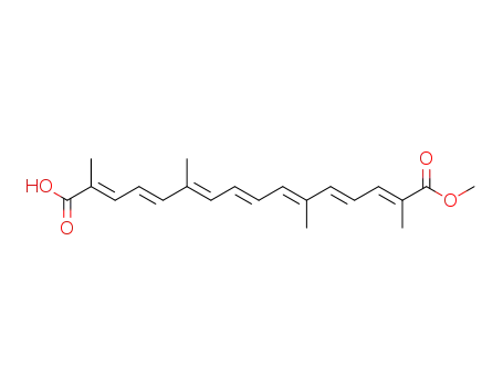 8,8'-Diapo-ψ,ψ-carotene-8,8'-dioic acid 8-methyl ester