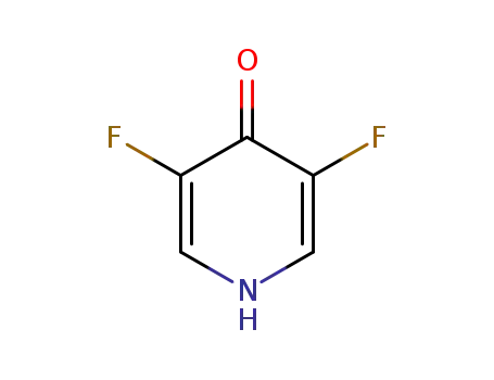 Molecular Structure of 253435-48-2 (4-Pyridinol,3,5-difluoro-(9CI))