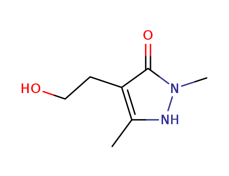 4-(2-Hydroxyethyl)-2,5-dimethyl-1,2-dihydro-3H-pyrazol-3-one