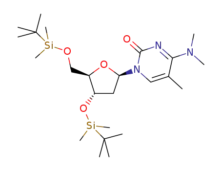 3’,5’-di-O-(t-butyldimethylsilyl)-N,N,5-trimethyl-2’-deoxycytidine