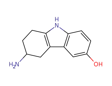Molecular Structure of 25473-75-0 (6-aMino-6,7,8,9-tetrahydro-5H-carbazol-3-ol)