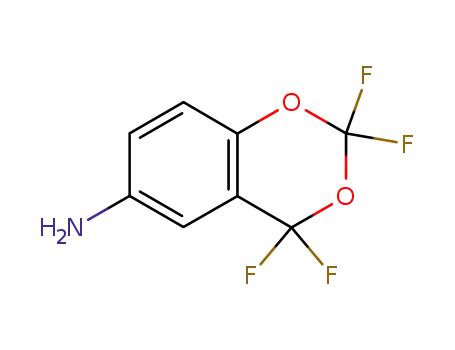 Molecular Structure of 25854-59-5 (2,2,4,4-TETRAFLUORO-6-AMINO-1,3-BENZODIOXENE)