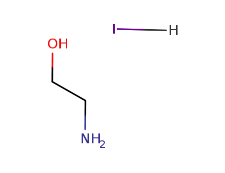Molecular Structure of 25418-41-1 ((2-hydroxyethyl)amine hydroiodide)