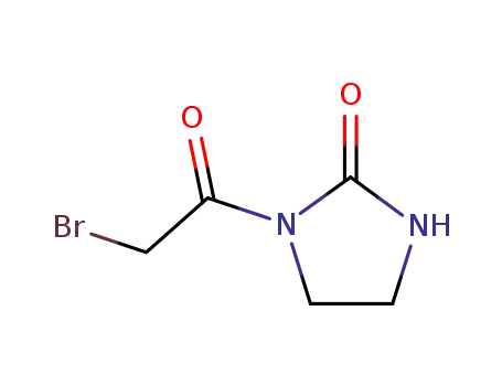 Molecular Structure of 25578-69-2 (2-Imidazolidinone, 1-(bromoacetyl)- (8CI,9CI))