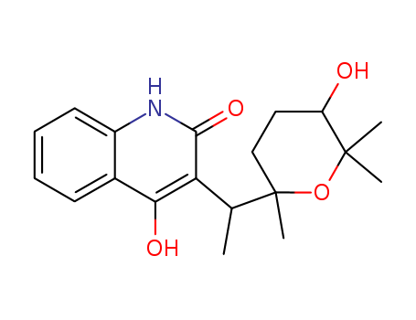 2-hydroxy-3-[1-(5-hydroxy-2,6,6-trimethyltetrahydro-2H-pyran-2-yl)ethyl]quinolin-4(1H)-one