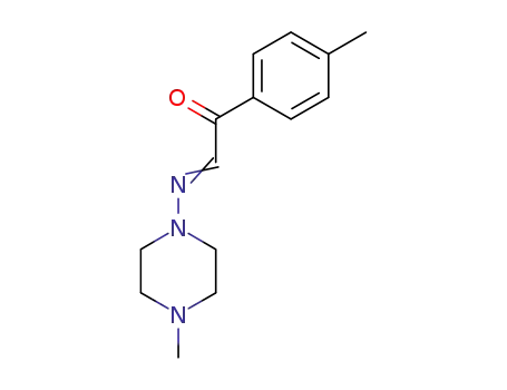 Molecular Structure of 25561-47-1 (4'-Methyl-α-[(4-methyl-1-piperazinyl)imino]acetophenone)