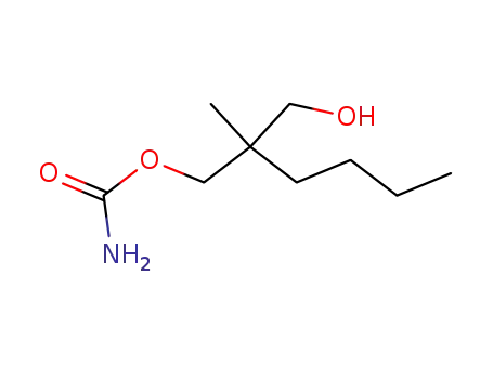 Molecular Structure of 25451-56-3 (Carbamic acid 2-butyl-3-hydroxy-2-methylpropyl ester)