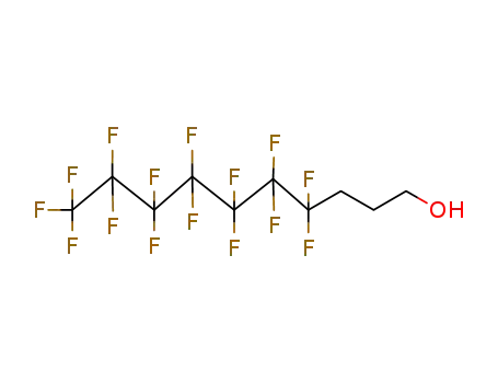 Molecular Structure of 25600-66-2 (1H,1H,2H,2H,3H,3H-PERFLUORODECAN-1-OL)